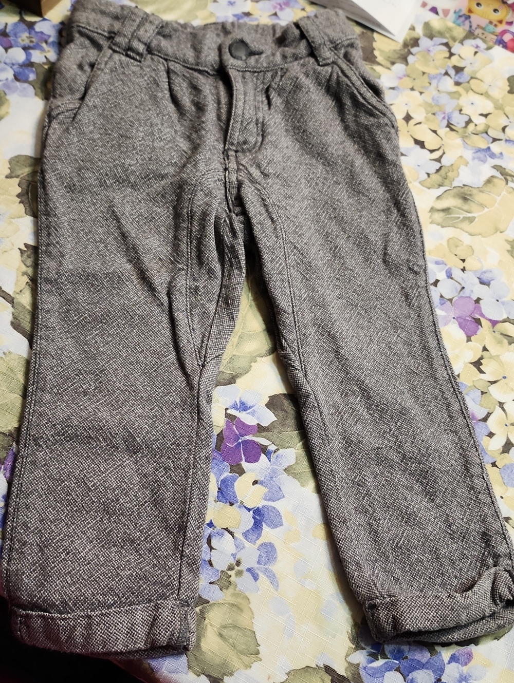 2T Genuine Kids By Oshkosh Mushroom Cotton Cuffed Dress Pants